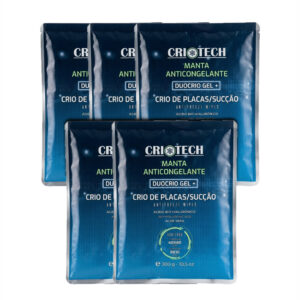 KIT 5 mantas anticongelante 40x60 e 5 protetores 9x10